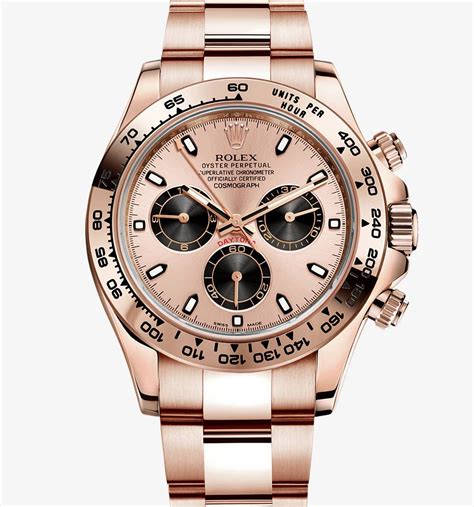 rolex daytona rose gold price list